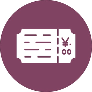 Ticket Vector Icon