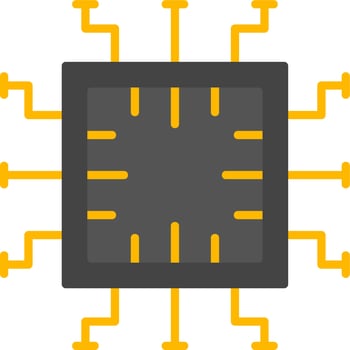 Computer Chip Vector Icon