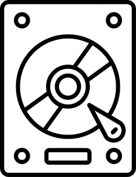 Harddisk Vector Icon