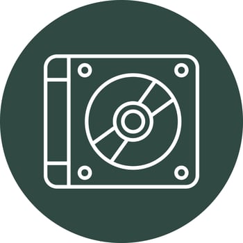 Compact Disk Vector Icon