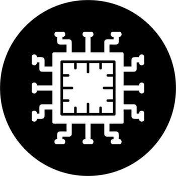 Computer Chip Vector Icon