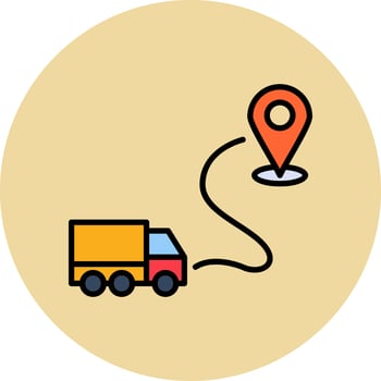 Route Vector Icon