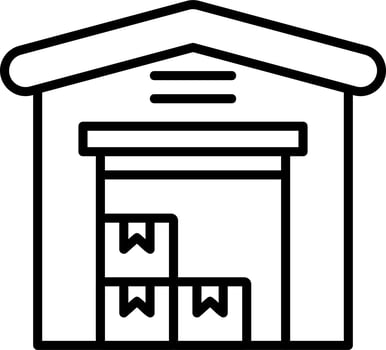 Warehouse Vector Icon