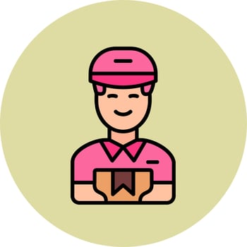 Courier Vector Icon