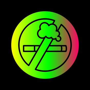 No Smoking Vector Icon
