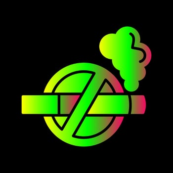 No Tobacco Vector Icon