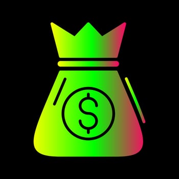 Money Bag Vector Icon