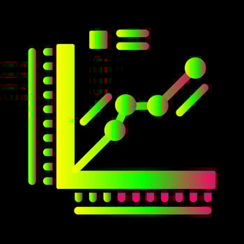 Graph Vector Icon
