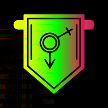 College Fraternity Vector Icon