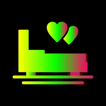 Honeymoon  Unique Vector Icon