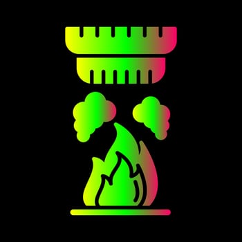 Smoke Detector Vector Icon