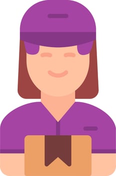 Courier Vector Icon