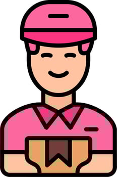 Courier Vector Icon