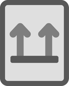 This Side Up Vector Icon
