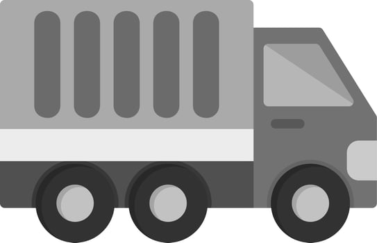 Container Truck Vector Icon