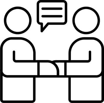 Greeting Vector Icon
