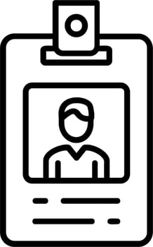 Name Tag Vector Icon