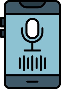 Voice Assistant Vector Icon