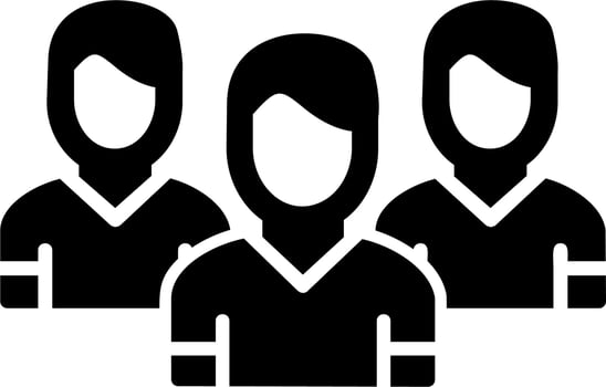 Team Management Vector Icon