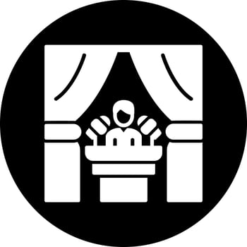 Stage Vector Icon