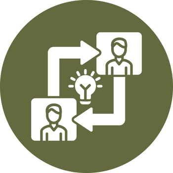 Exchange Ideas Vector Icon