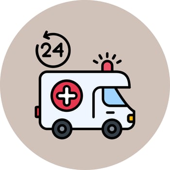 Ambulance Vector Icon