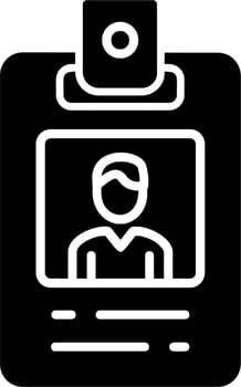Name Tag Vector Icon