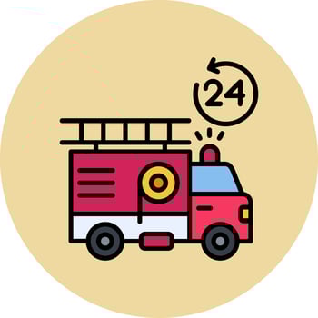 Firefighter Vector Icon