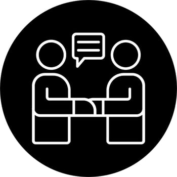 Greeting Vector Icon