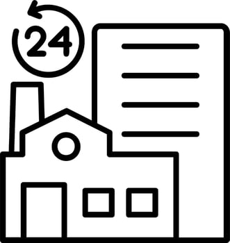 Factory Vector Icon