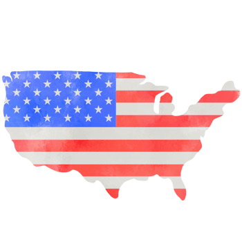 watercolor painting of usa map. png
