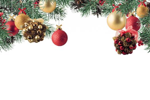 Background frame with decoration of christmas festivity png