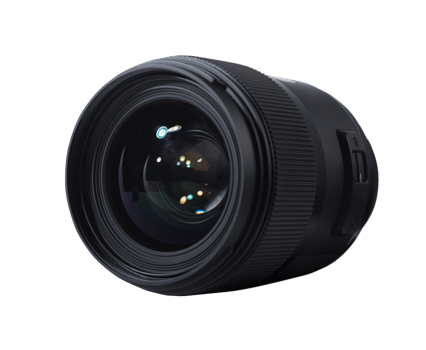 Isolated optical lens for modern digital camera png