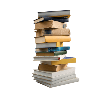Pile of stacked books. concept of culture and knowledge png