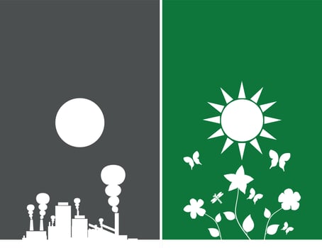 Holiday card on the theme of houses vector
