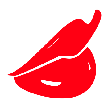 Red lips isolated on a Transparent Background png