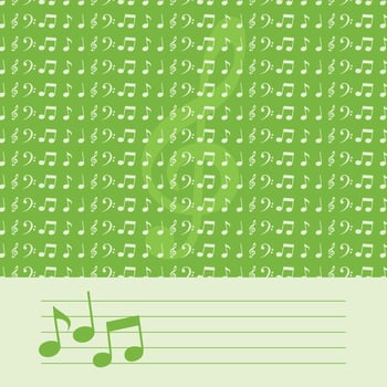 Background from notes. A vector illustration