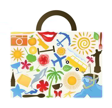 Illustration on the theme of nature vector