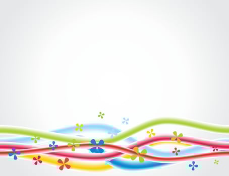 Illustration on the theme of nature vector