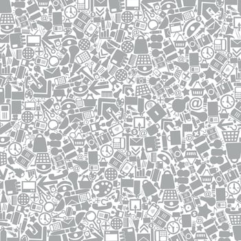 Grey background on a theme office. A vector illustration