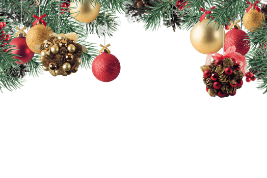 Background frame with decoration of christmas festivity png