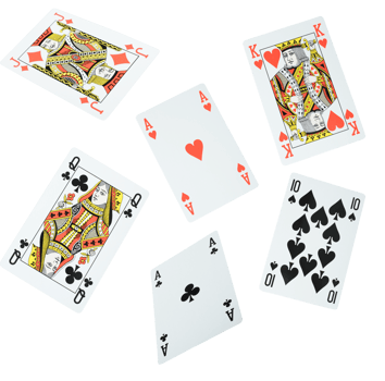 Poker playing cards. gambling and betting concept png
