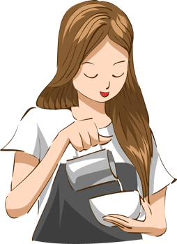Barista png graphic clipart design