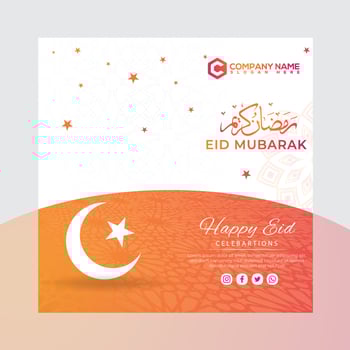 eid mubarak- eid mubarak social media post - islamic design - eid background - islamic illustration vector