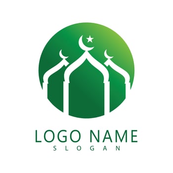 Ramadhan kareem poster banner islamic wallpaper mousque logo icon flat design vector