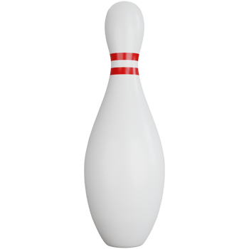 3D Icon Illustration Pin Bowling png