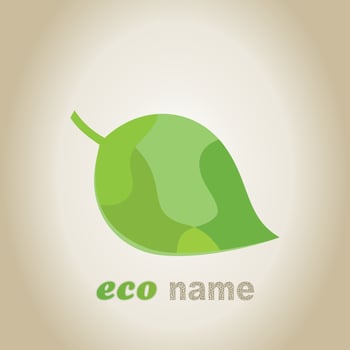 Plant sprout on a grey background. A vector illustration