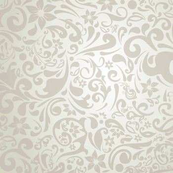 Background from plants and a flower. A vector illustration