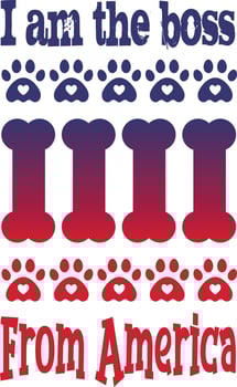 Dog T-shirt Design vector