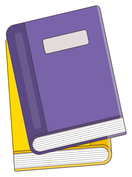 isolated books sticker png